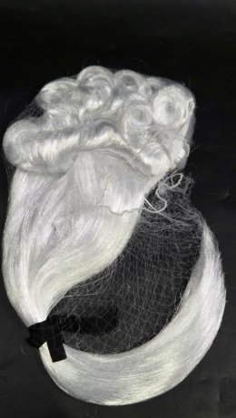  วิกผู้พิพากษา / วิกขุนนางยุโรปโบราณ สีขาว 