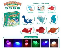 Water toy set ของเล่นน้ำ พ่นน้ำได้ มีไฟด้วย เซ็ต 6 ตัว 