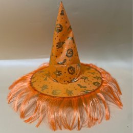 Witch hat หมวกแม่มดFreesize สำหรับเด็ก6 ขวบขึ้นไปและผู้ใหญ่