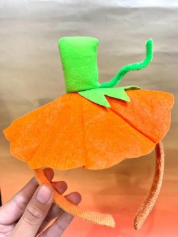 ที่คาดผมฟักทองฮาโลวีนเด็ก Halloween Pumpkin Kids Headband