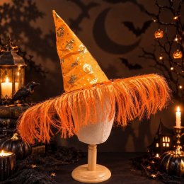Witch hat หมวกแม่มด Freesize สำหรับเด็ก6 ขวบขึ้นไปและผู้ใหญ่