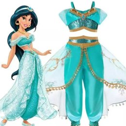 ชุดแฟนซีเด็ก เจ้าหญิงจัสมิน Jasmine Aladdin มาเป็นชุด 2 ชิ้น