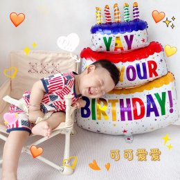 Giant cake balloon ลูกโป่งเค้กยักษ์