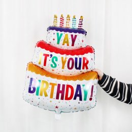 Giant cake balloon ลูกโป่งเค้กยักษ์