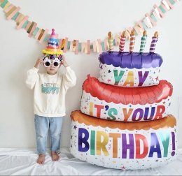 Giant cake balloon ลูกโป่งเค้กยักษ์