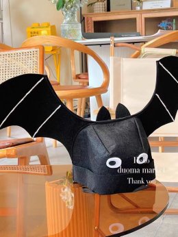 หมวกค้างคาวปีกกว้าง BAT HALLOWEEN