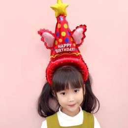 คาดผมบอลลูนฟอยด์ Happy Birthday