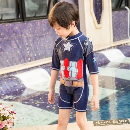 ชุดว่ายน้ำเด็ก Captain America (SW106)