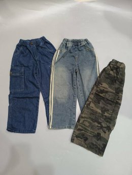 กางเกงยีนส์เด็กขายาว ทรงแบ็คกี้ oversize Baggy Pants 