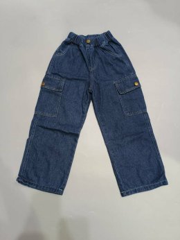 กางเกงยีนส์เด็กขายาว ทรงแบ็คกี้ oversize Baggy Pants 