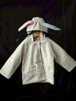 เสื้อหนาวเด็ก โค้ทเด็ก Bunny Hoodie coat