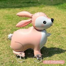 ลูกโป่งสัตว์ มีล้อจูงได้ Animal Balloon