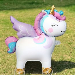 ลูกโป่งสัตว์ มีล้อจูงได้ Animal Balloon