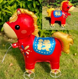 ลูกโป่งสัตว์ มีล้อจูงได้ Animal Balloon