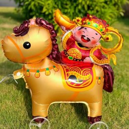 ลูกโป่งสัตว์ มีล้อจูงได้ Animal Balloon