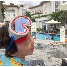 แว่นตาว่ายน้ำเด็ก BEACHY SWIM MASK