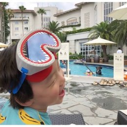 แว่นตาว่ายน้ำเด็ก BEACHY SWIM MASK
