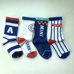 ถุงเท้าเด็ก baseball set 4 คู่ (SOCK97)