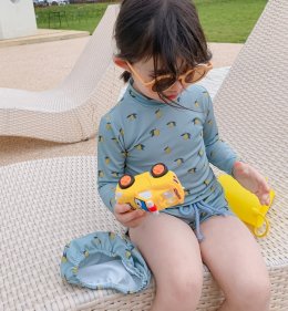 ชุดว่ายน้ำเด็ก lemon lover 3 ชิ้น ( เสื้อ กางเกง หมวก)(SW213)