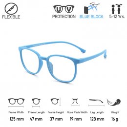  แว่นกันแสงสีฟ้าเด็ก Blueblock หน้าจอคอม iphone ipad(SUN55)