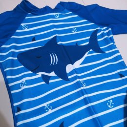 ชุดว่ายน้ำเด็ก happy shark (SW243)