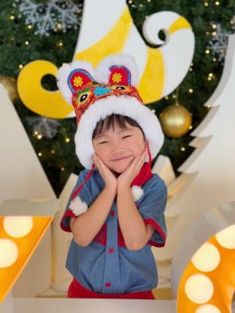 หมวกลายเชิดสิงโต 