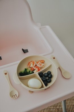 ชามซิลิโคนก้นดูด minimal สไตล์เกาหลี 