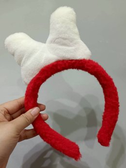 คาดผมตรุษจีน หัวสิงโตติดปอมปอม