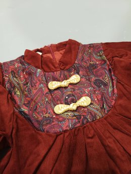 เดรสตรุษจีนเด็ก chinese doll