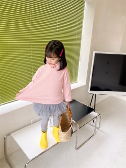 แขนยาวคอเต่าคอการ์ตูน 