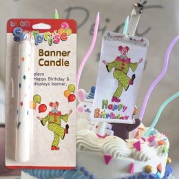 Surprise Banner candle