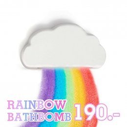 สบู่แคนดี้ทำฟองรูปก้อนเมฆ Rainbow Cloud Bath bombs 