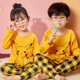 Cartoon Pyjamas Set ชุดนอนเด็กผ้านิ่มลายน่ารัก