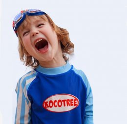 ชุดว่ายน้ำกันยูวี upf50+ รุ่น kocotree wave (SW259)