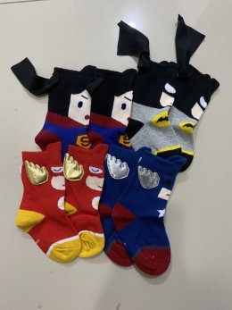 เซ็ตถุงเท้า Super hero ติดปีกเท่ๆ (SOCK100)