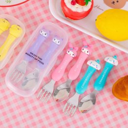 Sanrio SpoonFork box set หัวตัวการ์ตูน 3D