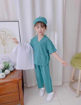 ชุดเด็กอาชีพ ชุดคุณหมอ ชุดหมอผ่าตัด