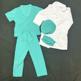 ชุดเด็กอาชีพ ชุดคุณหมอ ชุดหมอผ่าตัด