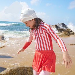 ชุดว่ายน้ำกันยูวี upf50+ รุ่น kocotree wave (SW259)