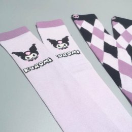 Kuromi sock set (เซ็ต 4 คู่คุโรมิ)(SOCK147)