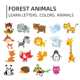 Floating animal โฟมลายการ์ตูน