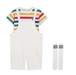ชุดเซ็ต Rainbow jumsuit 