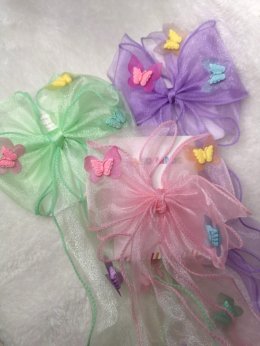 Butterfly clip กิ๊บโบว์ริบบิ้นแต่งผีเสื้อ