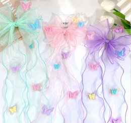 Butterfly clip กิ๊บโบว์ริบบิ้นแต่งผีเสื้อ