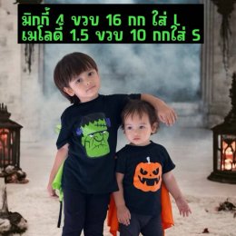 เสื้อยืด Hallow wing Halloween collection