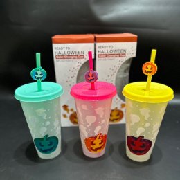 Halloween Color Changing cup ( 1 เซ็ตได้แก้ว 3 ใบ) 