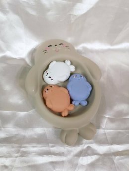 ของเล่นน้ำครอบครัวลอยน้ำ Animals Family