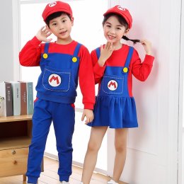 Mario set ชุดมาริโอ้พร้อมหมวก 