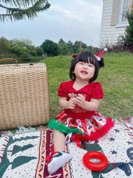 SET my 1st christmas bodysuit