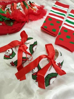 SET my 1st christmas bodysuit